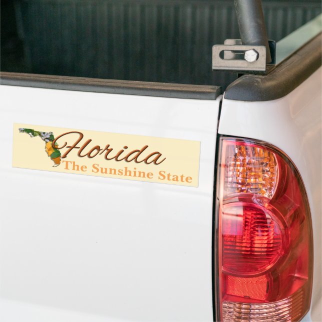 Bumper Sticker - FLORIDA Bildekal (På lastbil)