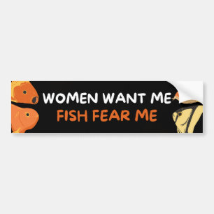 BUMPER STICKER FÖR FISKAREN BILDEKAL