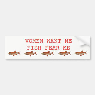 BUMPER STICKER FÖR FISKAREN BILDEKAL