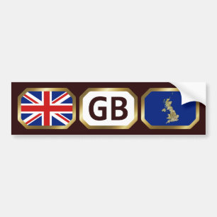 Bumper Sticker för Flagga-kod Bildekal