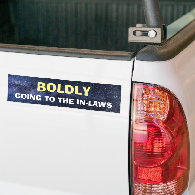 Bumper Sticker - Gå till lagarna Bildekal (På lastbil)