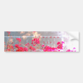 Bumper Sticker Garden Girl stil-design Bildekal