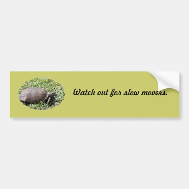 Bumper Sticker, Gopher Tortoise Bildekal (Framsidan)