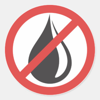 Bumper Sticker - Inga fler oljor Runt Klistermärke