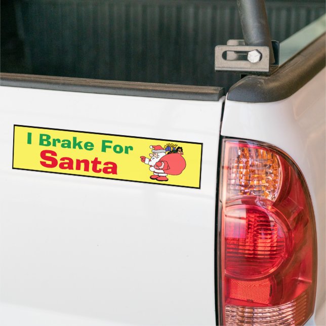 Bumper Sticker - Jag brinner för tomten Bildekal (På lastbil)