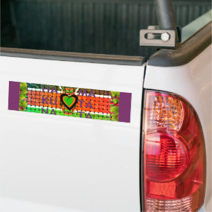 Bumper Sticker-mall för bil Kenya Bildekal