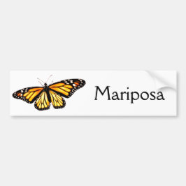 Bumper Sticker Mariposa Monarca Bildekal