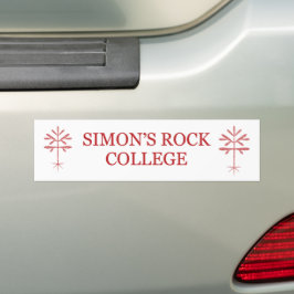 Bumper Sticker med Red SRC och Sapling Bildekal