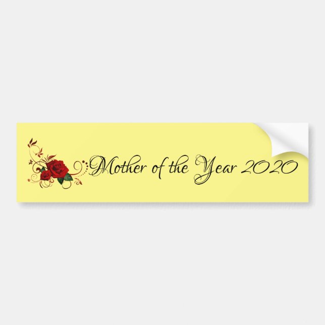 Bumper Sticker Mor år 2020 Bildekal (Framsidan)