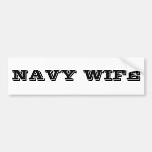 Bumper Sticker Navy Makfe Bildekal