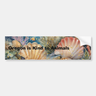 Bumper Sticker Oregon är av samma slag som djuren Bildekal