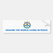 BUMPER STICKER ~ PEACE