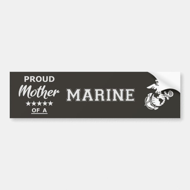 Bumper Sticker (Proud Far i en MARINE) Bildekal (Framsidan)