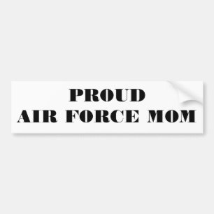 Bumper Sticker Proud Luft Force Mamma Bildekal