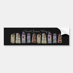 Bumper Sticker Saint James Way Bildekal