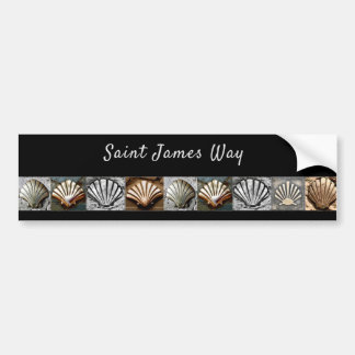 Bumper Sticker Saint James Way Bildekal