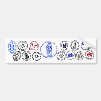 Bumper Sticker Saint James Way Bildekal