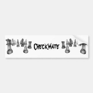 Bumper Sticker-schackmatt Bildekal