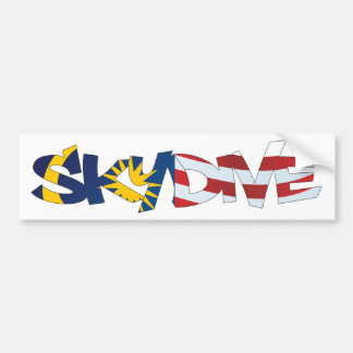 BUMPER STICKER SKYDIVE MALAYSIA BILDEKAL