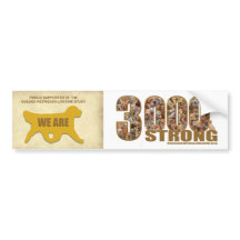 Bumper Sticker - vi är 3 000 Starka