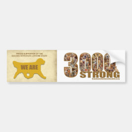 Bumper Sticker - vi är 3 000 Starka Bildekal