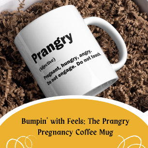 Bumpin med känslor: Den arga Graviden Kaffemugg