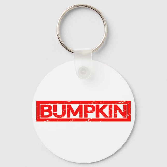 Bumpkin Frimärke Nyckelring (Framsida)
