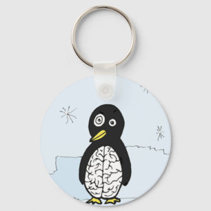 Bumpy Brains Penguin Nyckelring
