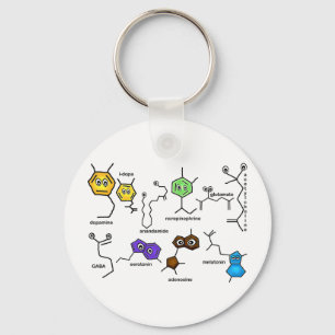 Bumpy Neurotransmitters Nyckelring