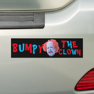 Bumpy y the Clown Bumper Sticker Bildekal