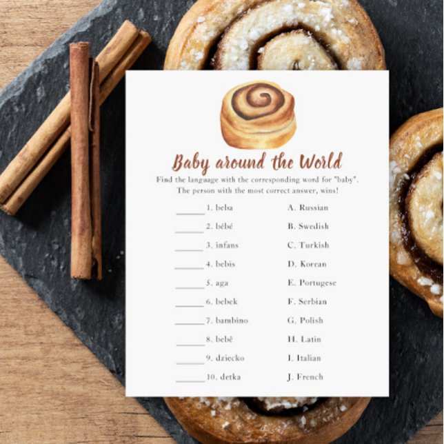 Bun babydusch - Baby värld runt-spelet (Skapare uppladdad)