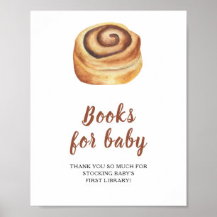 Bun babydusch - bokar för baby poster
