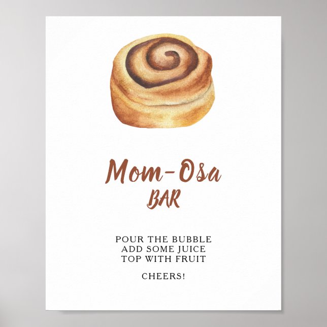 Bun babydusch - Mimosa pub Poster (Framsidan)
