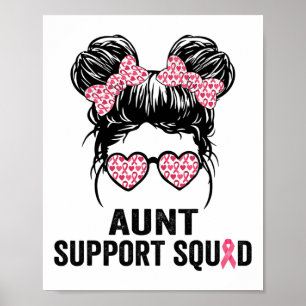 Bun Gles Faster Supportgrupp Bröstcancer Medvetenh Poster