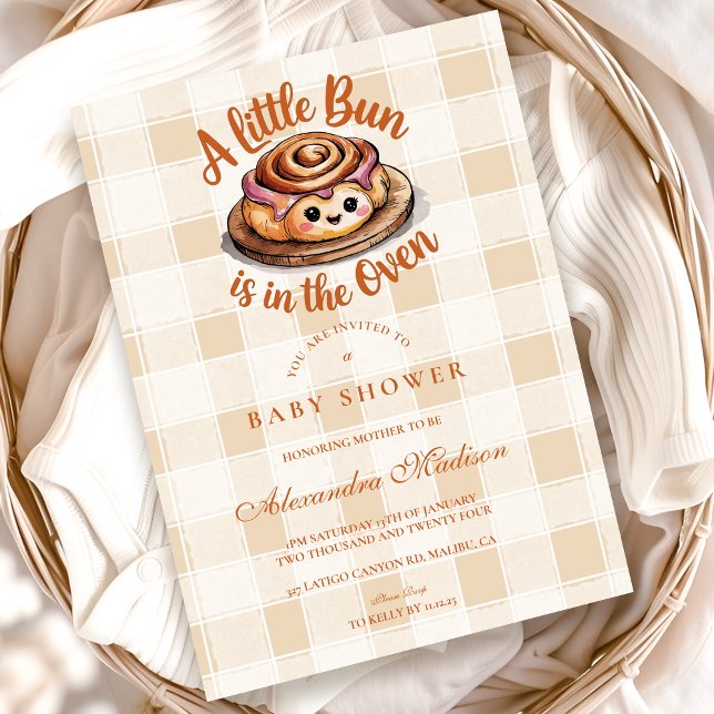 Bun i Oven Baby Shower Inbjudningar (Skapare uppladdad)