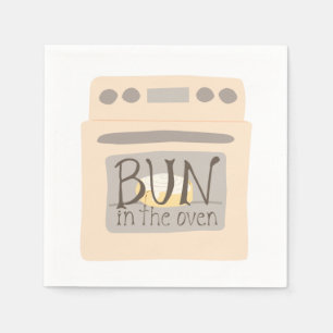 Bun i Oven Baby Shower Pappersservett