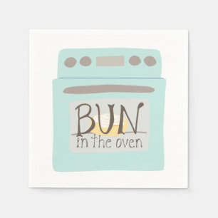 Bun i Oven Baby Shower Pappersservett