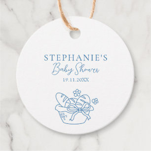Bun i Oven Baby Shower Rustic Gåvor Etiketter