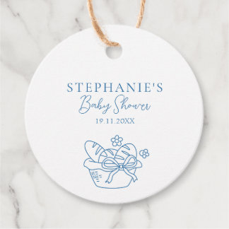 Bun i Oven Baby Shower Rustic Gåvor Etiketter