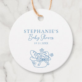 Bun i Oven Baby Shower Rustic Gåvor Etiketter