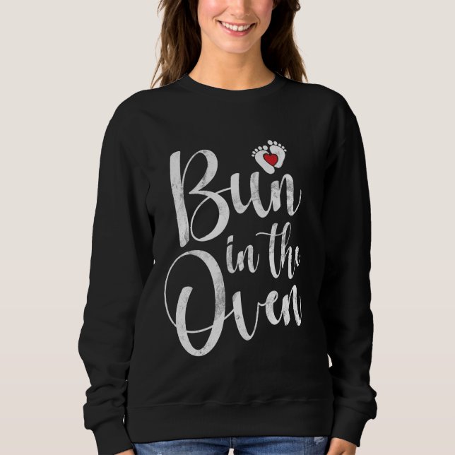 Bun i Oven Baby Shower T Shirt (Framsida)