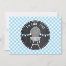 Bun i Oven BabyQ Baby Shower Blue-kritan