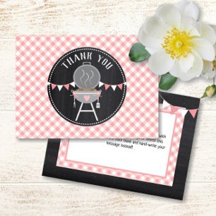 Bun i Oven BabyQ Rosa Girl Baby Shower Tack Kort