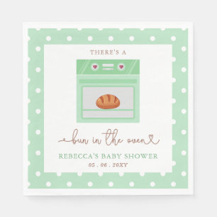 Bun i Oven Neutral Baby Shower Pappersservett