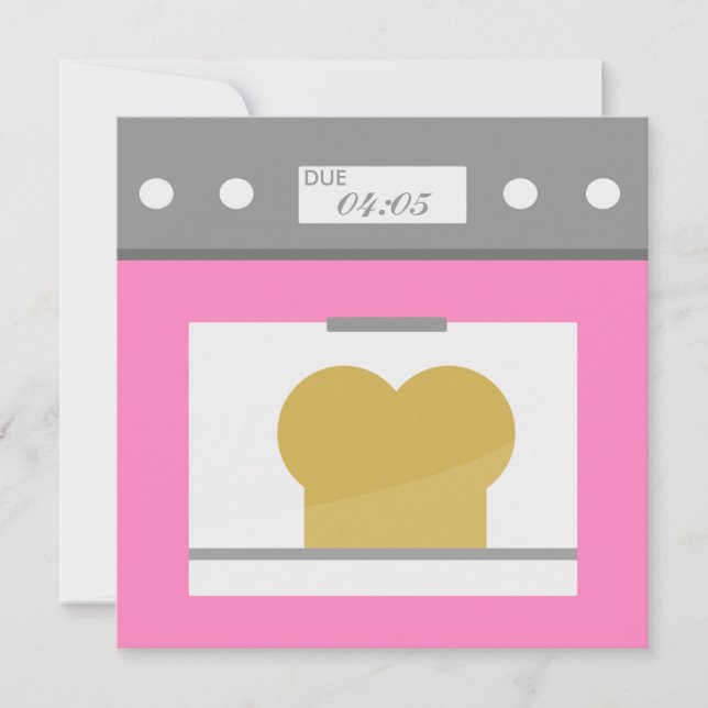 Bun i ugnen inbjudningar (Framsida)