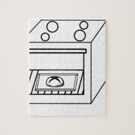 Bun i ugnen, lustigt baby i mor dräktig mamma pussel