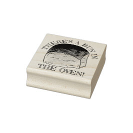 Bun i ugnens innervägg som väntar Baby Stämpel