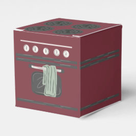 Bun i ugnens party-dekoration presentaskar