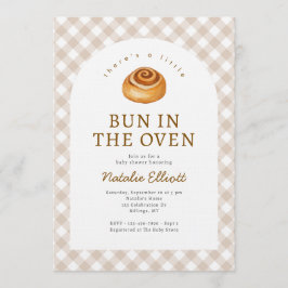 Bun In The Oven Baby Shower Inbjudningar