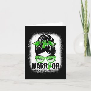 Bun Leopard Grönt Ribbon Kidney Disease Warrior Gi Kort